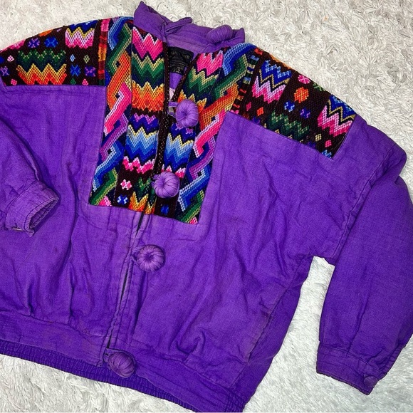 70's Ixmucane Guatemalan Embroidered Jacket - Picture 3 of 13